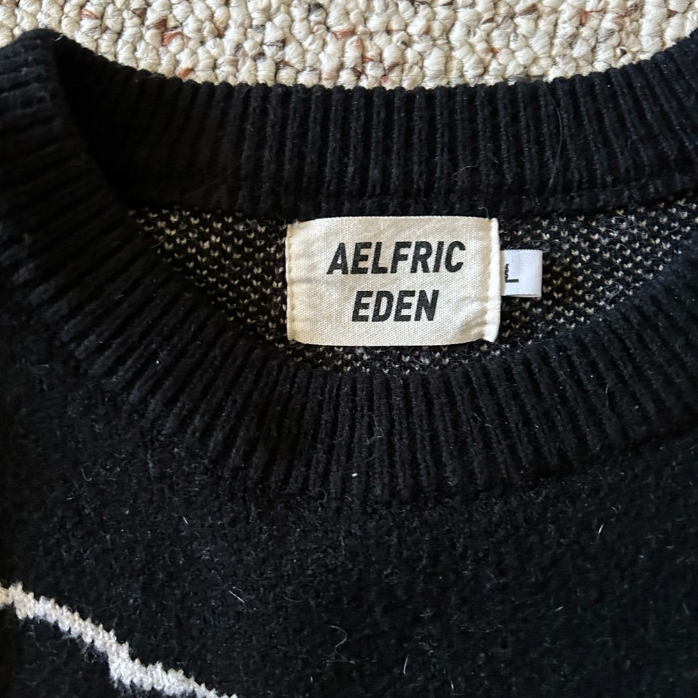 Aelfric Eden Black Dinosaur Graphic Sweater - Picture 2 of 3